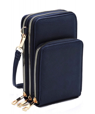 Fashion Crossbody Bag Cell Phone Purse AD081 NAVY